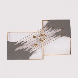 СТИЛНА ДЕКОРАТИВНА АПЛИКА METALLIC GREY - GOLD СТИЛНА ДЕКОРАТИВНА АПЛИКА METALLIC GREY - GOLD
