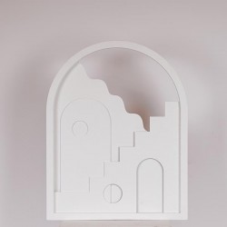 ДЪРВЕНА ДЕКОРАЦИЯ ЗА СТЕНА HOUSE БЯЛА 40X2.5X50.8CM ДЪРВЕНА ДЕКОРАЦИЯ ЗА СТЕНА HOUSE БЯЛА 40X2.5X50.8CM