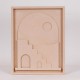 ДЕКОРАТИВНА СТЕННА ЛАМПА HOUSE WOOD BEIGE ДЕКОРАТИВНА СТЕННА ЛАМПА HOUSE WOOD BEIGE