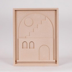 ДЕКОРАТИВНО ОСВЕТИТЕЛНО ТЯЛО WOOD HOUSE БЯЖ ДЕКОРАТИВНО ОСВЕТИТЕЛНО ТЯЛО WOOD HOUSE БЯЖ