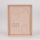 ДЕКОРАТИВНО ОСВЕТИТЕЛНО ТЯЛО WOOD HOUSE БЯЖ ДЕКОРАТИВНО ОСВЕТИТЕЛНО ТЯЛО WOOD HOUSE БЯЖ