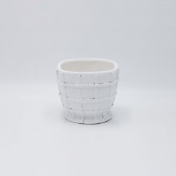 ЦЕМЕНТОВА САКСИЯ БЯЛА 11.5X11.5X10 СМ ЦЕМЕНТОВА САКСИЯ БЯЛА 11.5X11.5X10 СМ