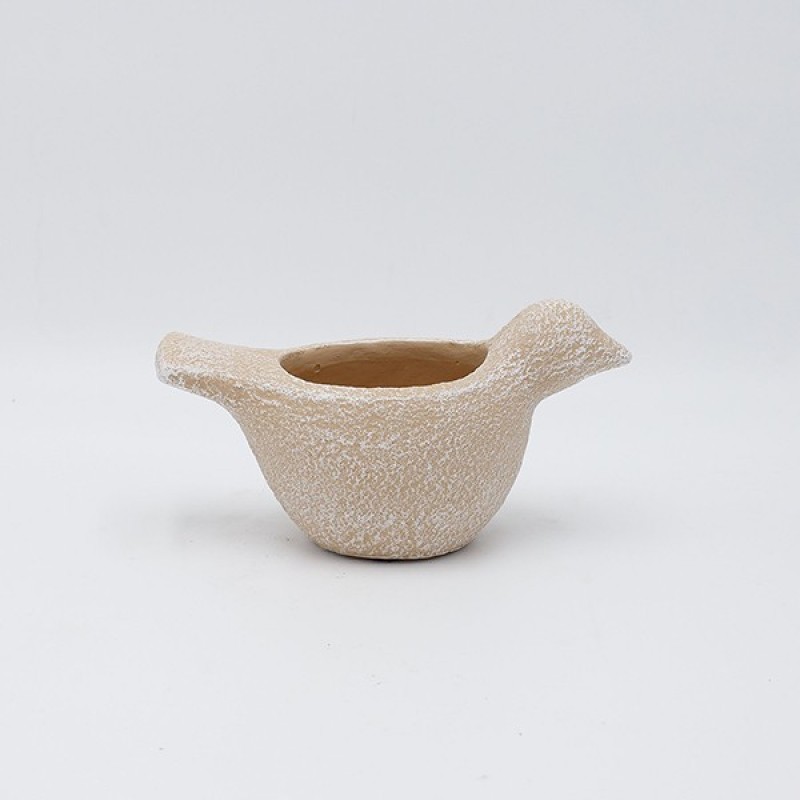 САКСИЯ ПТИЦА БЕТОН БЕЖОВА 29X13.5X14.5CM