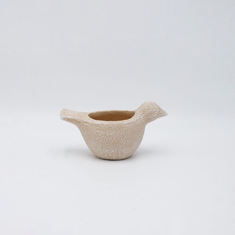 САКСИЯ ПТИЦА БЕТОН БЕЖОВА 18X9X9.5CM САКСИЯ ПТИЦА БЕТОН БЕЖОВА 18X9X9.5CM