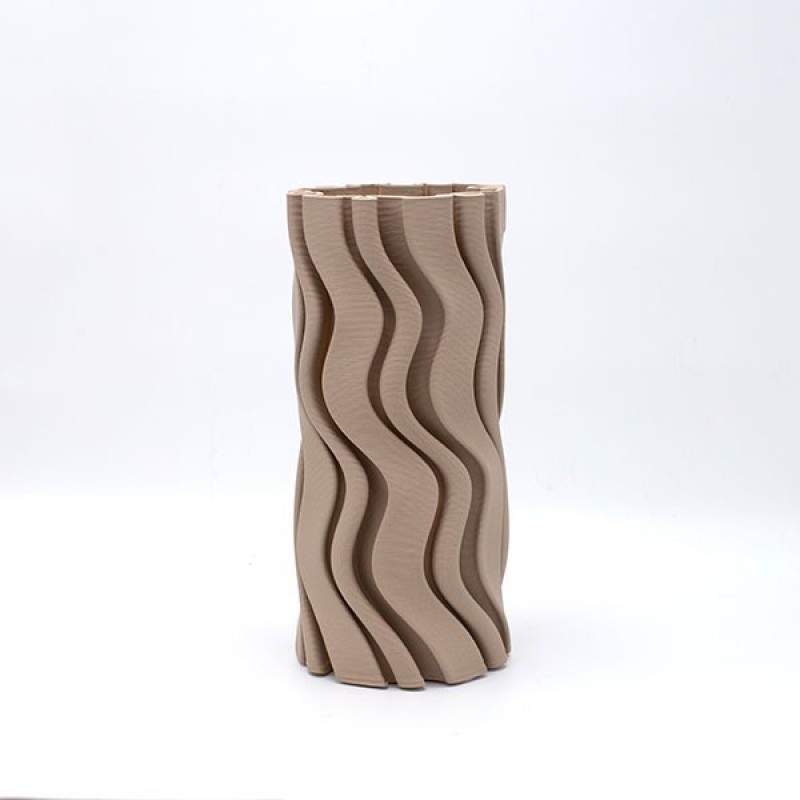 ПОРЦЕЛАНОВА ВАЗА СВЕТЛО СИВА 14X14X28CM ПОРЦЕЛАНОВА ВАЗА СВЕТЛО СИВА 14X14X28CM