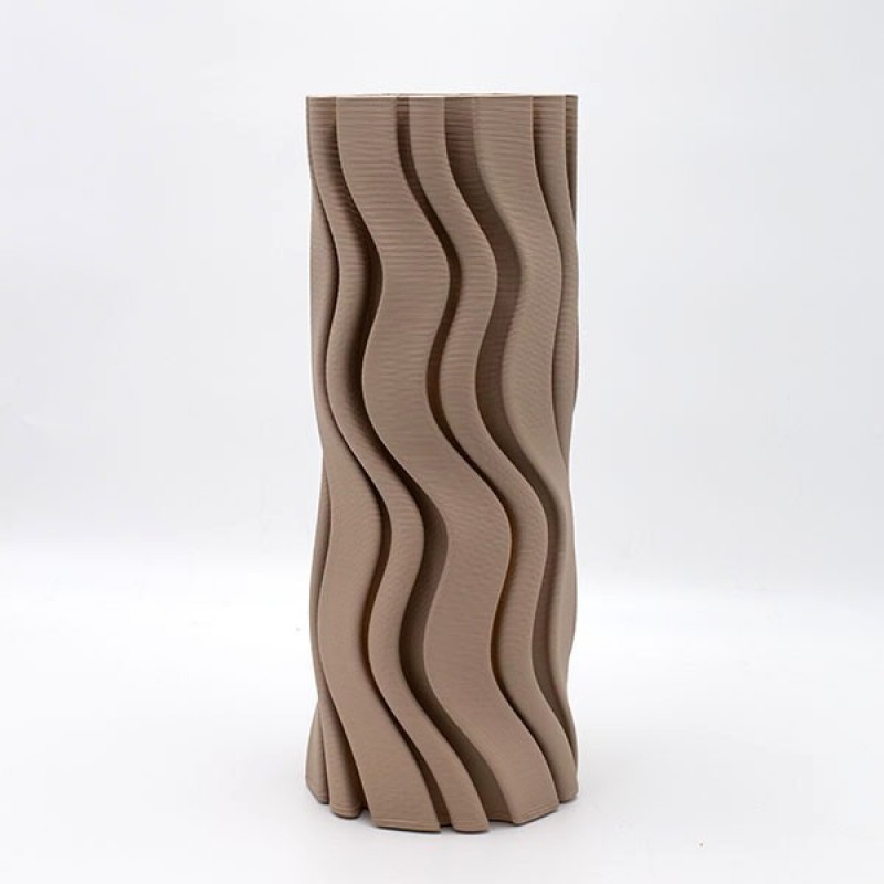 ПОРЦЕЛАНОВА ВАЗА СВЕТЛОСИВА 14.5X15X36CM ПОРЦЕЛАНОВА ВАЗА СВЕТЛОСИВА 14.5X15X36CM