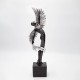 ДЕКОРАТИВНА ФИГУРА МЪЖ С КРИЛА СРЕБЪРНО-ЧЕРНА 9X6.5X39CM ДЕКОРАТИВНА ФИГУРА МЪЖ С КРИЛА СРЕБЪРНО-ЧЕРНА 9X6.5X39CM
