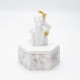 ДЕКОРАТИВНА КУТИЯ ПОЛИРЕСИН БЯЛА - ЗЛАТНА - МРАМОР 8X8X12CM ДЕКОРАТИВНА КУТИЯ ПОЛИРЕСИН БЯЛА - ЗЛАТНА - МРАМОР 8X8X12CM