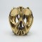 VASE CERAMIC GOLD  17x17.5x19cm 819-01443