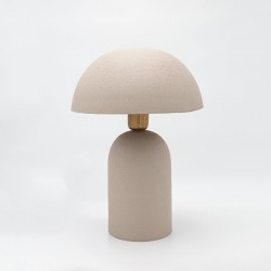 TABLE LAMP METAL LIGHT GREY 26x26x37cm 814-40003