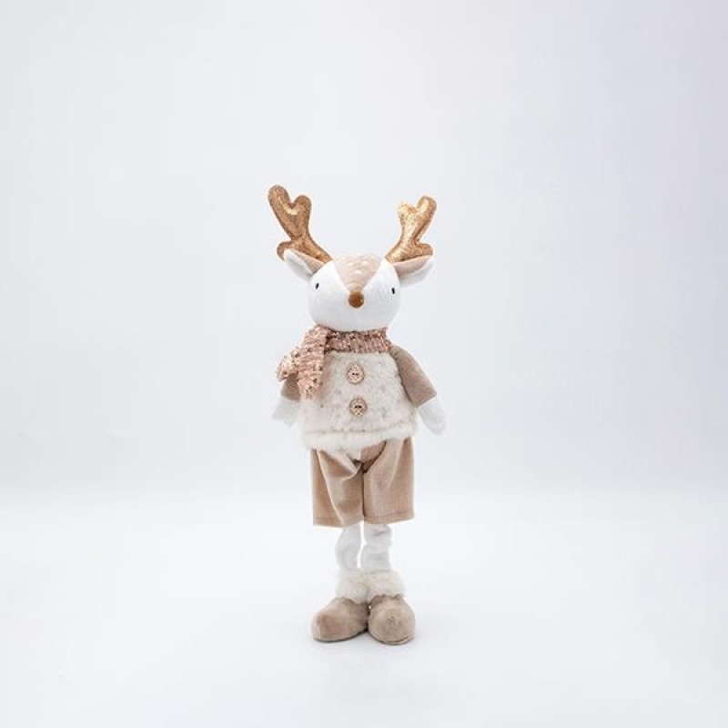 MR REINDEER, WITH CHAMPAGNE CLOTHES, 36cm 600-46649