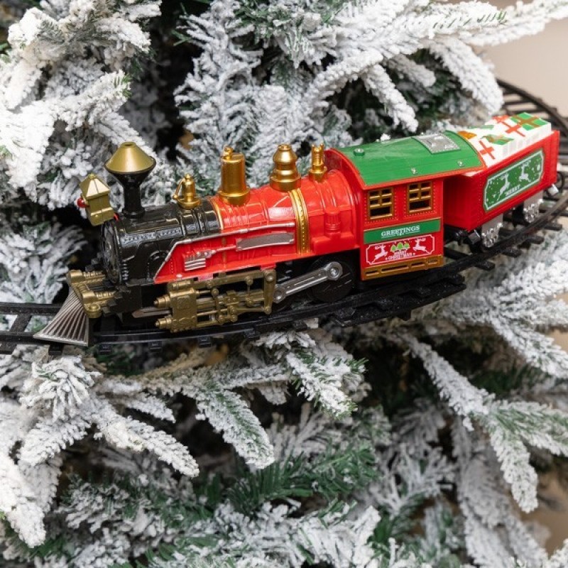 TRAIN WITH RAILS, MUSIC AND SMOKE, 12PCS 600-47286