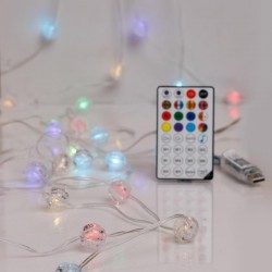 КАБЕЛ LINE 100 MINI LED CRACK BALLS 2CM RGB
