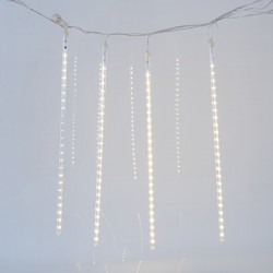 СВЕТЛИНЕН ЗАВЕС С ТОПЛИ БЕЛИ LED СВЕТЛИНИ