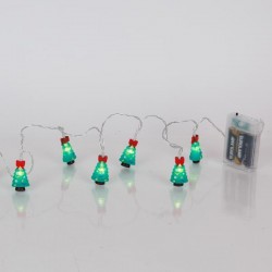 СВЕТЛИННА ГИРЛЯНДА ЗА КОЛЕДНА ЕЛХА С ТОПЛИ БЕЛИ LED СВЕТЛИНИ