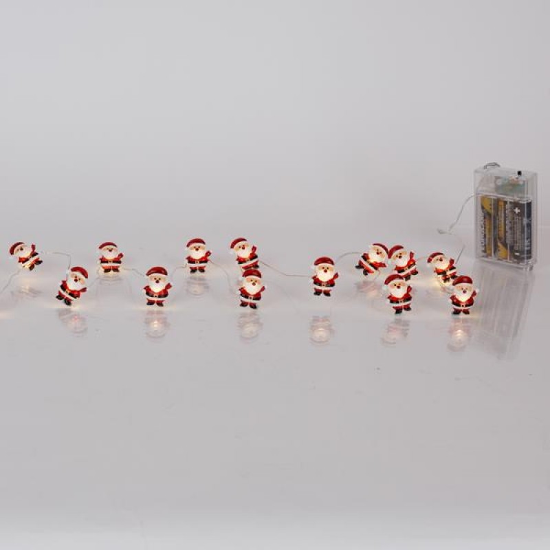 20 МИНИ LED СВЕТЛИНИ ДЯДО КОЛЕДА