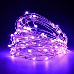 СВЕТЛИННА ЛЕНТА 100 LED ЛИЛАВИ