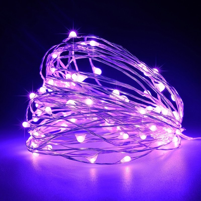 СВЕТЛИННА ЛЕНТА 100 LED ЛИЛАВИ СВЕТЛИННА ЛЕНТА 100 LED ЛИЛАВИ