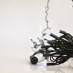 СВЕТЛИННА ЛИНИЯ С 100 LED ДИОДА - ЗЕЛЕН КАБЕЛ