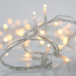 СВЕТЛИНЕН ЗАВЕСА С ТОПЛИ БЕЛИ И МИГАЩИ БЕЛИ LED