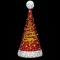 PROFESSIONAL DESIGN, CHRISTMAS TREE 3D, RED, WHITE LED, 350x120cm, IP65 600-23454