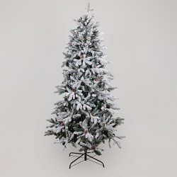 FIR TREE, SNOW-COVERED WITH PINE CONES, ATHENA, 240cm 600-30684 FIR TREE, SNOW-COVERED WITH PINE CONES, ATHENA, 240cm 600-30684
