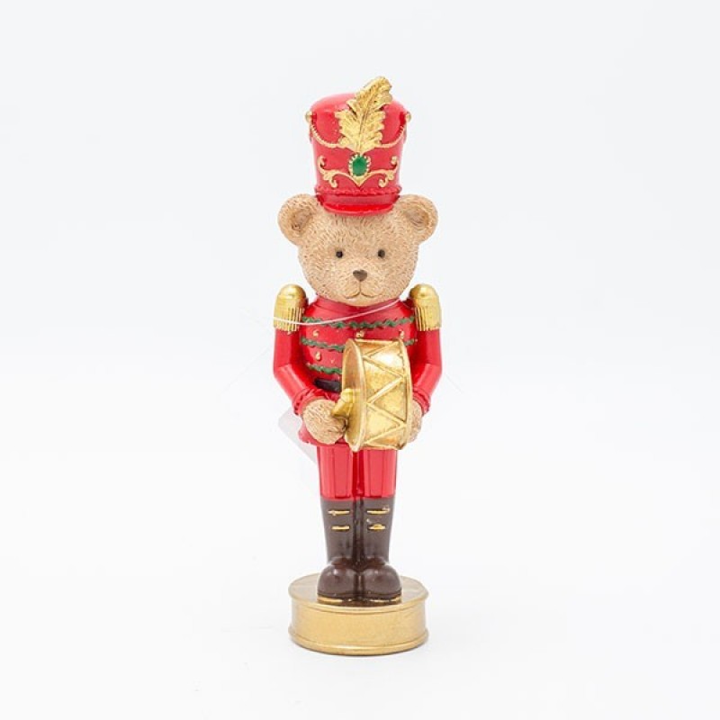 КОЛЕДНА ФИГУРКА МЕЧКА БАРАБАНИСТ КОЛЕДНА ФИГУРКА МЕЧКА БАРАБАНИСТ