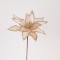 CHAMPAGNE FLOWER WITH GLITTER LEAVES, 34x48cm 600-47517