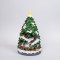 CHRISTMAS TREE WITH MOVING SLED, WITH MUSIC, MOVEMENT, AND LIGHT, WITH TRANSFORMER, 23x23x42cm 600-48074