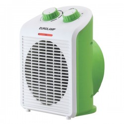 ВЕНТИЛАТОРНА ПЕЧКА ЗА БАНЯ 2000W IP21 БЯЛО-ЗЕЛЕН