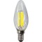 КРУШКА C35 ФИЛАМЕНТ 2,5W 525LM E14 3000K ПРОЗРАЧНА