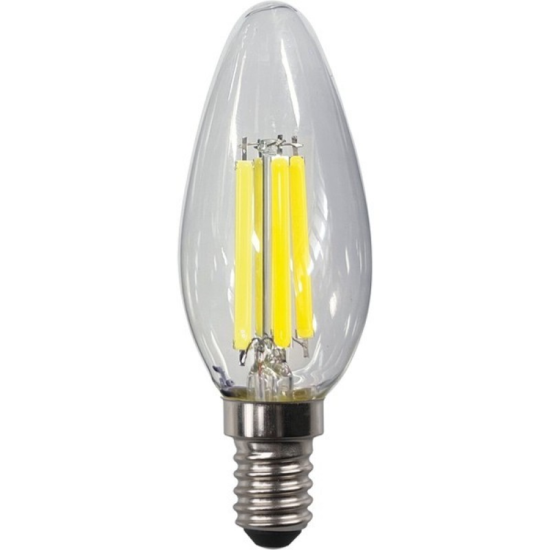КРУШКА C35 ФИЛАМЕНТ 2,5W 525LM E14 3000K ПРОЗРАЧНА