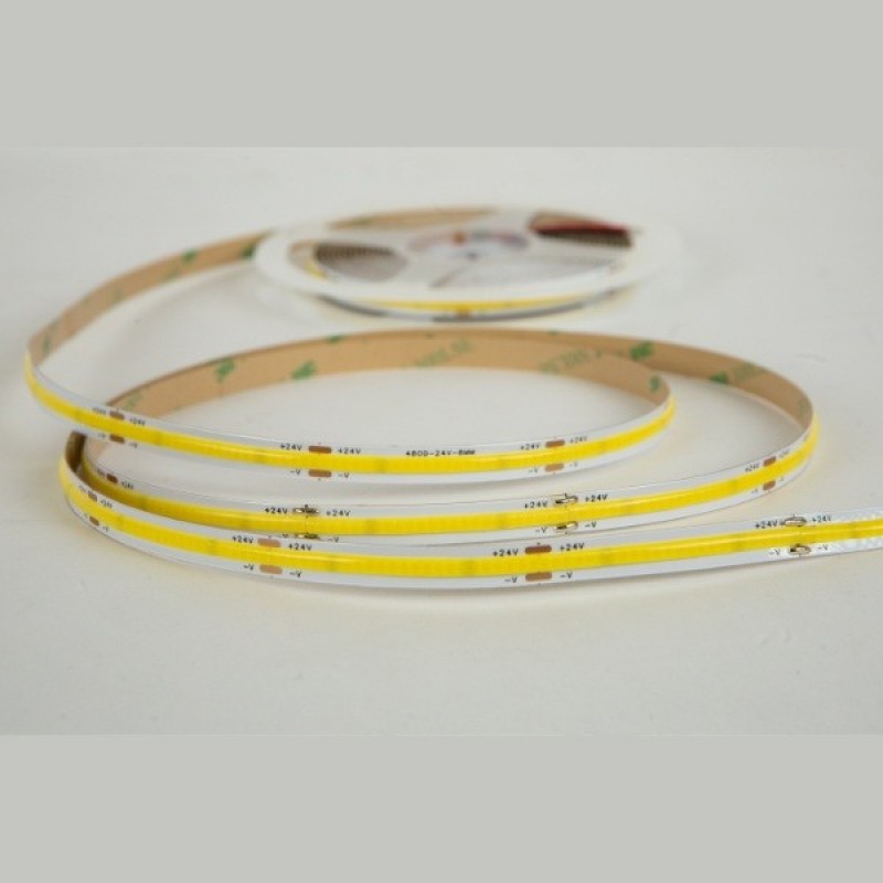 LED ЛЕНТА COB 50M 12W 24V 2700K 480L/M IP44 PRO