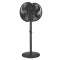 STAND FAN WITH DOUBLE HEAD Φ40 120W BLACK WITH CONTROL 300-20025