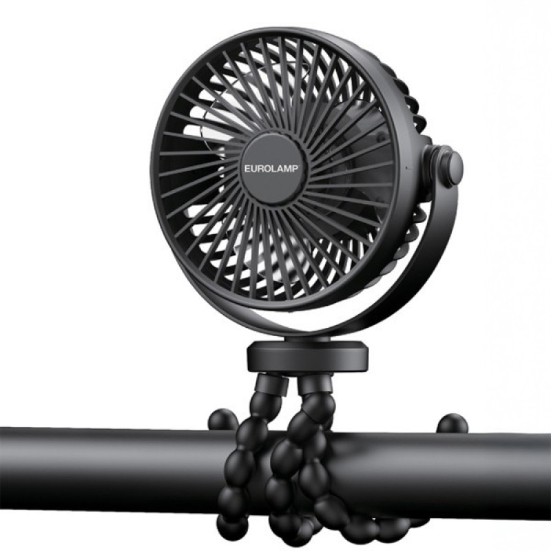 DESKTOP FAN BLACK Φ11 3W FLEXIBLE TRIPOD RECHARGEABLE 300-20504 DESKTOP FAN BLACK Φ11 3W FLEXIBLE TRIPOD RECHARGEABLE 300-20504