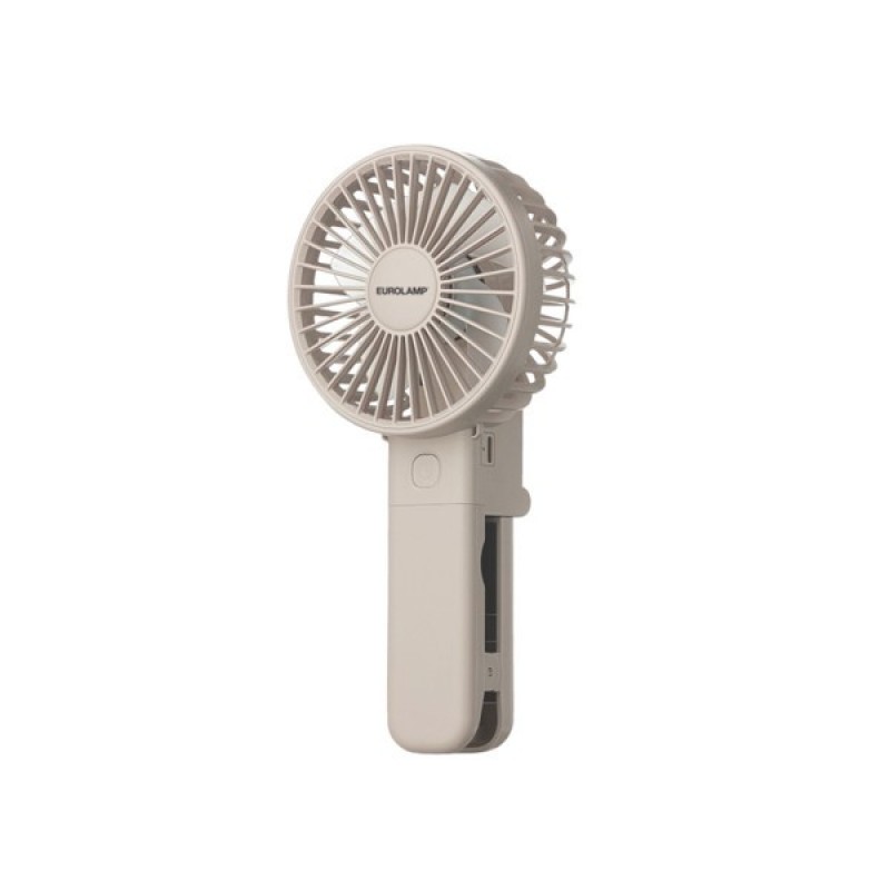 HAND FAN FOLDABLE WITH CLIP RECHARGEABLE Φ9.5 BEIGE 300-20558 HAND FAN FOLDABLE WITH CLIP RECHARGEABLE Φ9.5 BEIGE 300-20558