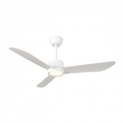 CEILING FAN WATERPROOF IP66 WHITE WITH LED LIGHT 20W AND REMOTE CONTROL Φ127 DC 31W 300-25083 CEILING FAN WATERPROOF IP66 WHITE WITH LED LIGHT 20W AND REMOTE CONTROL Φ127 DC 31W 300-25083