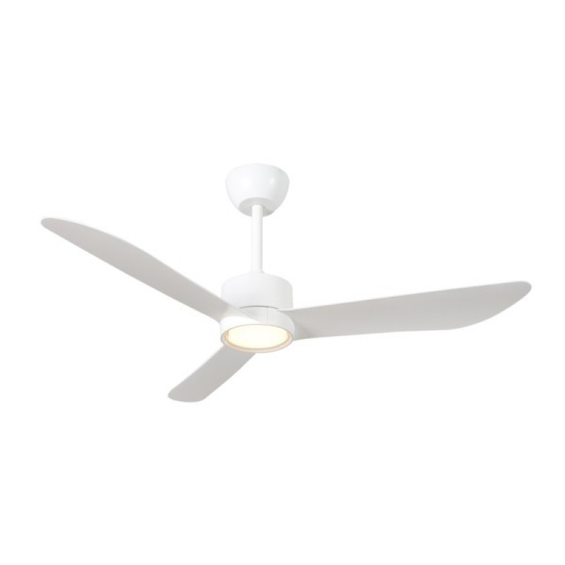 CEILING FAN WATERPROOF IP66 WHITE WITH LED LIGHT 20W AND REMOTE CONTROL Φ127 DC 31W 300-25083 CEILING FAN WATERPROOF IP66 WHITE WITH LED LIGHT 20W AND REMOTE CONTROL Φ127 DC 31W 300-25083