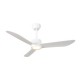 CEILING FAN WATERPROOF IP66 WHITE WITH LED LIGHT 20W AND REMOTE CONTROL Φ127 DC 31W 300-25083 CEILING FAN WATERPROOF IP66 WHITE WITH LED LIGHT 20W AND REMOTE CONTROL Φ127 DC 31W 300-25083