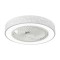 KIDS DECORATIVE CEILING FAN WHITE-GRAY Φ50 15W DC MOTOR WITH LED LIGHT 41W AND REMOTE CONTROL 300-25087