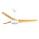 DECORATIVE WHITE CEILING FAN WITH 3 WOODEN BLADES Φ132 35W DC ΜΟΤΕΡ WITH LED LIGHT 24W AND REMOTE CONTROL 300-25088 DECORATIVE WHITE CEILING FAN WITH 3 WOODEN BLADES Φ132 35W DC ΜΟΤΕΡ WITH LED LIGHT 24W AND REMOTE CONTROL 300-25088